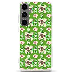 Retro 1880s Flowers Pattern 4 Samsung Galaxy S24 Ultra 6 9 Inch Tpu Uv Case by violetheavensky