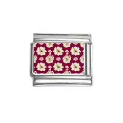 Retro 1880s Flowers Pattern Italian Charm (9mm) by violetheavensky