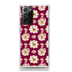 Retro 1880s Flowers Pattern Samsung Galaxy Note 20 Ultra Tpu Uv Case by violetheavensky