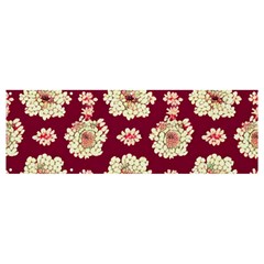 Retro 1880s Flowers Pattern Banner And Sign 12  X 4  by violetheavensky