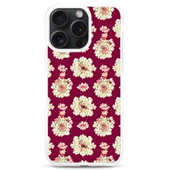 Retro 1880s Flowers Pattern Iphone 15 Pro Max Tpu Uv Print Case by violetheavensky