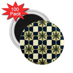 Royal Fractal Pattern 2 25  Magnets (100 Pack)  by violetheavensky