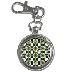 Royal Fractal Pattern Key Chain Watches by violetheavensky