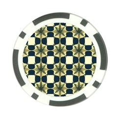 Royal Fractal Pattern Poker Chip Card Guard (10 Pack) by violetheavensky