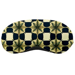 Royal Fractal Pattern Sleep Mask by violetheavensky