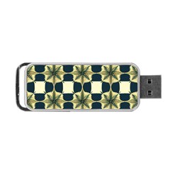 Royal Fractal Pattern Portable Usb Flash (two Sides) by violetheavensky