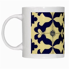 Royal Fractal Pattern 3 White Mug by violetheavensky