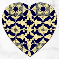 Royal Fractal Pattern 3 Jigsaw Puzzle (heart) by violetheavensky