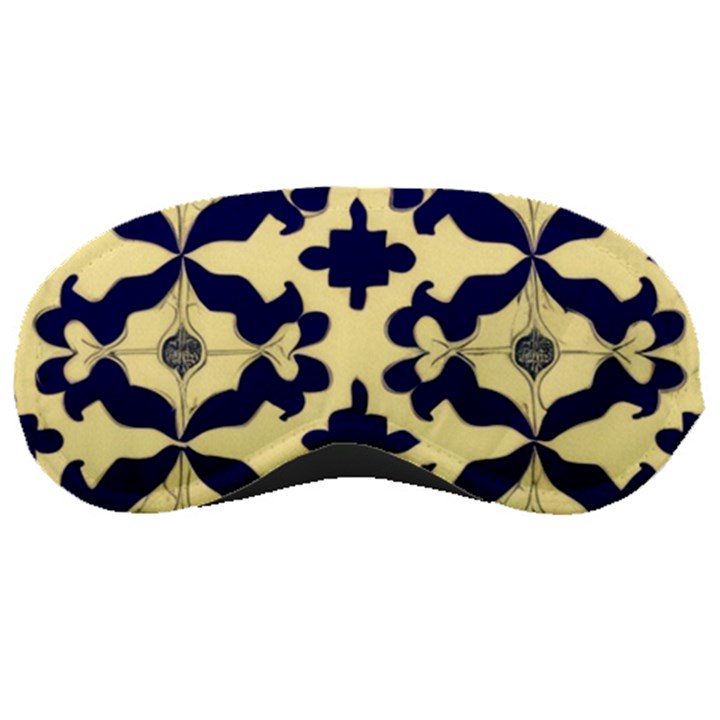 Royal Fractal Pattern 3 Sleep Mask