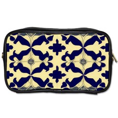 Royal Fractal Pattern 3 Toiletries Bag (two Sides) by violetheavensky