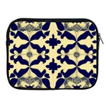 Royal Fractal Pattern 3 Apple iPad 2/3/4 Zipper Cases Front