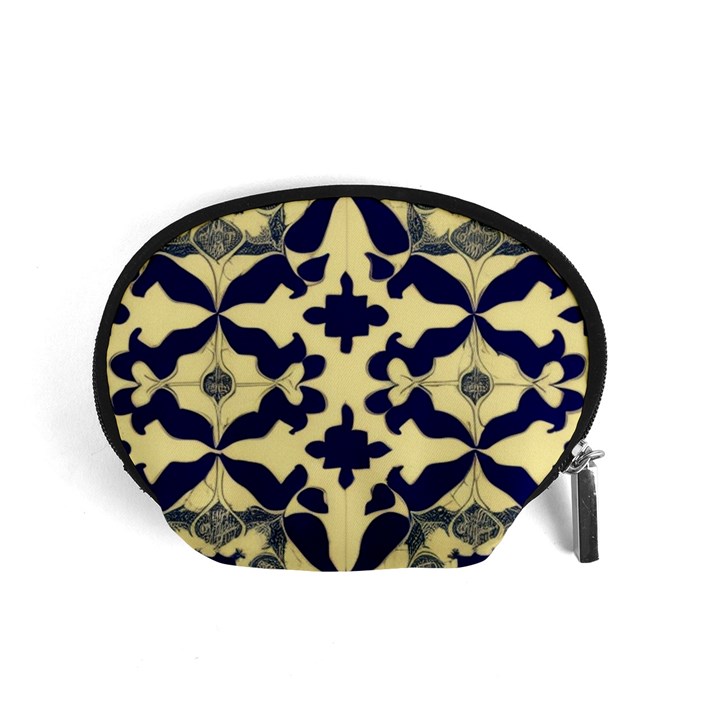 Royal Fractal Pattern 3 Accessory Pouch (Small)