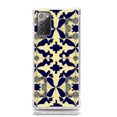 Royal Fractal Pattern 3 Samsung Galaxy Note 20 Tpu Uv Case by violetheavensky