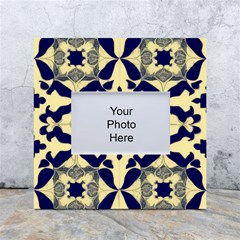 Royal Fractal Pattern 3 White Box Photo Frame 4  X 6  by violetheavensky