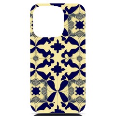 Royal Fractal Pattern 3 Iphone 14 Pro Black Uv Print Pc Hardshell Case by violetheavensky