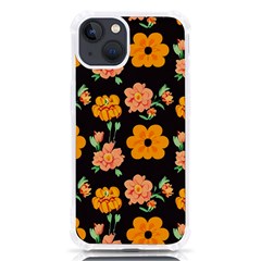 Retro 40s 50s Flowers Pattern Halloween 3 Iphone 13 Tpu Uv Print Case by violetheavensky