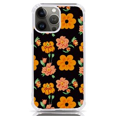 Retro 40s 50s Flowers Pattern Halloween 3 Iphone 13 Pro Max Tpu Uv Print Case by violetheavensky