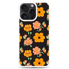 Retro 40s 50s Flowers Pattern Halloween 3 Iphone 15 Pro Max Tpu Uv Print Case by violetheavensky