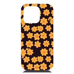 Retro 40s 50s Flowers Pattern Halloween 4 Iphone 16 Pro Max Black Uv Print Pc Hardshell Case by violetheavensky