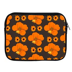 Retro 40s 50s Flowers Pattern Halloween 2 Apple Ipad 2/3/4 Zipper Cases by violetheavensky