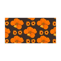 Retro 40s 50s Flowers Pattern Halloween 2 Yoga Headband by violetheavensky