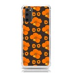 Retro 40s 50s Flowers Pattern Halloween 2 Samsung Galaxy S20 6.2 Inch TPU UV Case Front