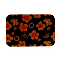 Retro 40s 50s Flowers Pattern Halloween Open Lid Metal Box (silver)   by violetheavensky