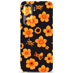 Retro 40s 50s Flowers Pattern Halloween Samsung Galaxy S24 Plus 6 7 Inch Black Tpu Uv Case by violetheavensky