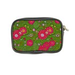 Mid Century Retro Floral 1970s 1960s Pattern 88 Coin Purse Back