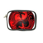 Red Yin Yang Dragons Coin Purse Front