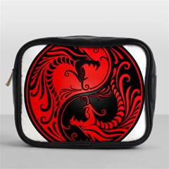 Red Yin Yang Dragons Mini Toiletries Bag (one Side) by JeffBartels