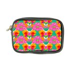 Retro 40s 50s Mexico Flowers Pattern Coin Purse Front