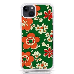 Mid Century Retro Floral 1970s 1960s Pattern 94 Iphone 14 Plus Tpu Uv Print Case by violetheavensky