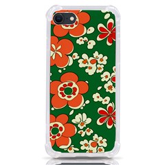 Mid Century Retro Floral 1970s 1960s Pattern 94 Iphone Se by violetheavensky