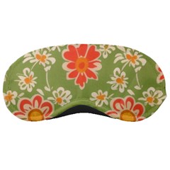 Retro 40s 50s Mexico Flowers Pattern 3 Sleep Mask by violetheavensky