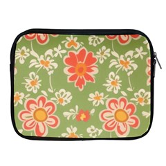 Retro 40s 50s Mexico Flowers Pattern 3 Apple Ipad 2/3/4 Zipper Cases by violetheavensky