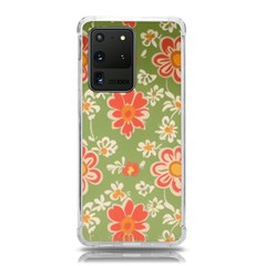 Retro 40s 50s Mexico Flowers Pattern 3 Samsung Galaxy S20 Ultra 6 9 Inch Tpu Uv Case by violetheavensky