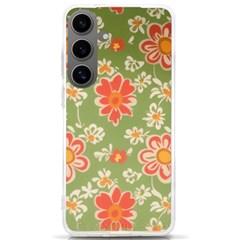 Retro 40s 50s Mexico Flowers Pattern 3 Samsung Galaxy S24 Ultra 6 9 Inch Tpu Uv Case by violetheavensky