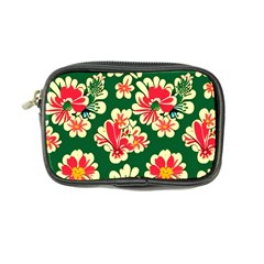 Retro 40s 50s Mexico Flowers Pattern 2 Coin Purse by violetheavensky