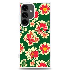 Retro 40s 50s Mexico Flowers Pattern 2 Samsung Galaxy S24 Plus 6 7 Inch Tpu Uv Case by violetheavensky