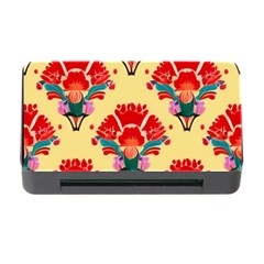 Retro 40s 50s Mexico Flowers Pattern 4 Memory Card Reader With Cf by violetheavensky