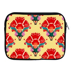 Retro 40s 50s Mexico Flowers Pattern 4 Apple Ipad 2/3/4 Zipper Cases by violetheavensky