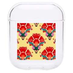 Retro 40s 50s Mexico Flowers Pattern 4 Hard Pc Airpods 1/2 Case by violetheavensky