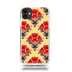 Retro 40s 50s Mexico Flowers Pattern 4 Iphone 11 Tpu Uv Print Case by violetheavensky