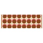 Retro 40s 50s Cupcake Pattern Banner and Sign 6  x 2  Front