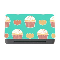 Retro 40s 50s Cupcake Pattern 3 Memory Card Reader With Cf by violetheavensky