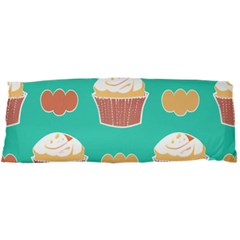 Retro 40s 50s Cupcake Pattern 3 15 x40  Body Pillow Case Dakimakura (two Sides) by violetheavensky