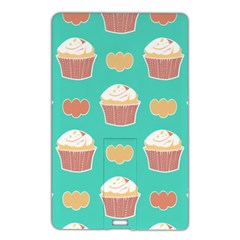 Retro 40s 50s Cupcake Pattern 3 Name Card Style Usb Flash Drive by violetheavensky