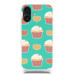 Retro 40s 50s Cupcake Pattern 3 Iphone 16 Tpu Uv Print Case by violetheavensky