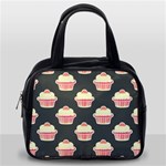 Retro 40s 50s Cupcake Pattern 4 Classic Handbag (Two Sides) Back